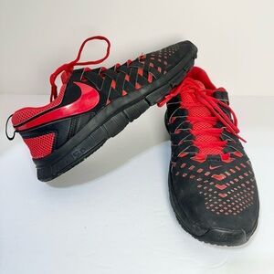 Nike Free Trainer 5.0 Shoes Men's Size 13 - 579809-060, Black & Red